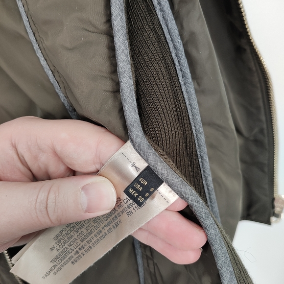 Massimo Dutti Quilted Zip Jacket - Picture 6 of 7